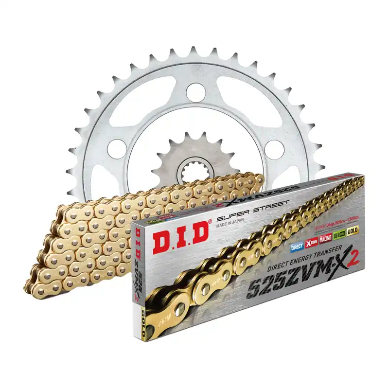 Schneller Versand DID Kettensatz für Aprilia SL 750 Shiver ABS 08-16 525 ZVM-X2 Kettenkit