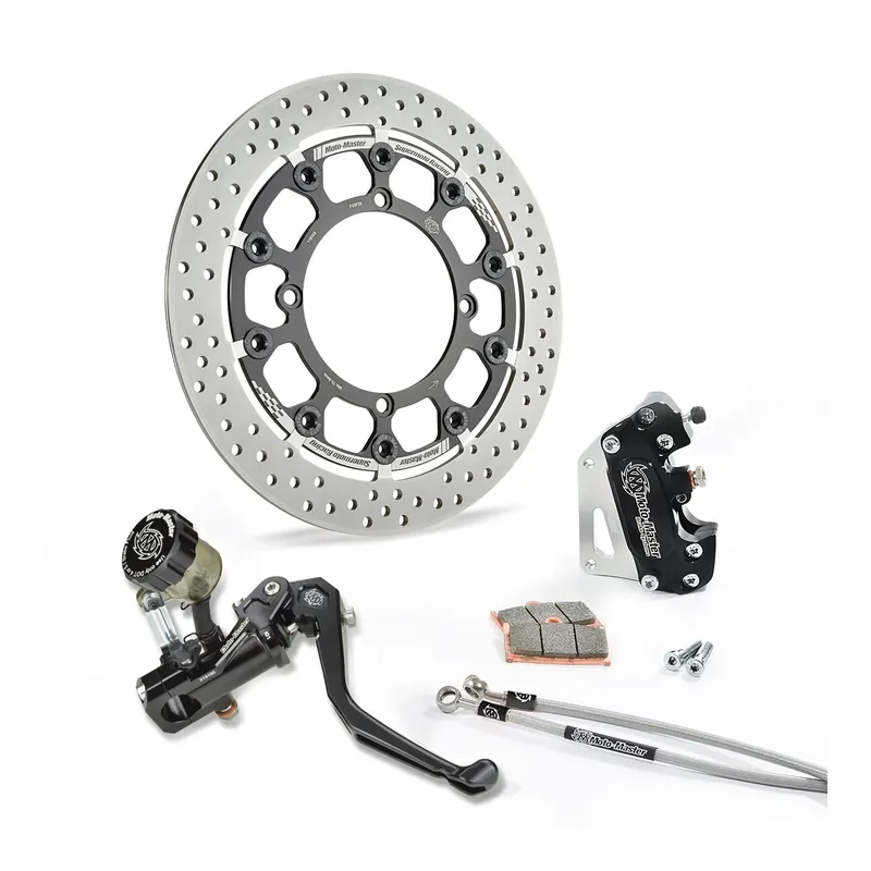 Knallerangebot Moto-Master Supermoto Kit 320 Halo Bremsscheibe Bremssattel Bremspumpe
