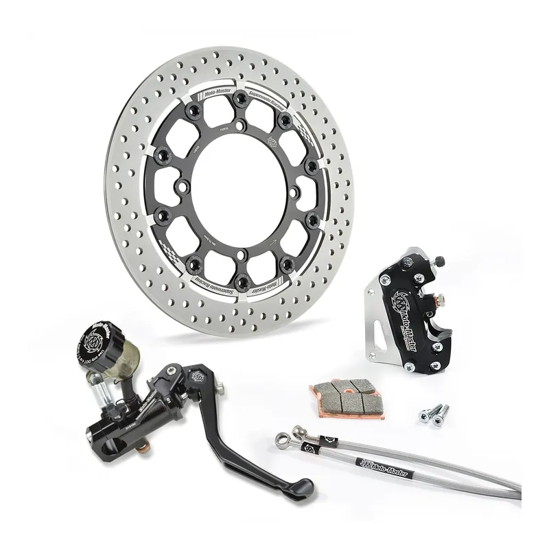 Moto-Master Supermoto Kit 320 Halo Bremsscheibe Bremssattel Bremspumpe Zertifiziert
