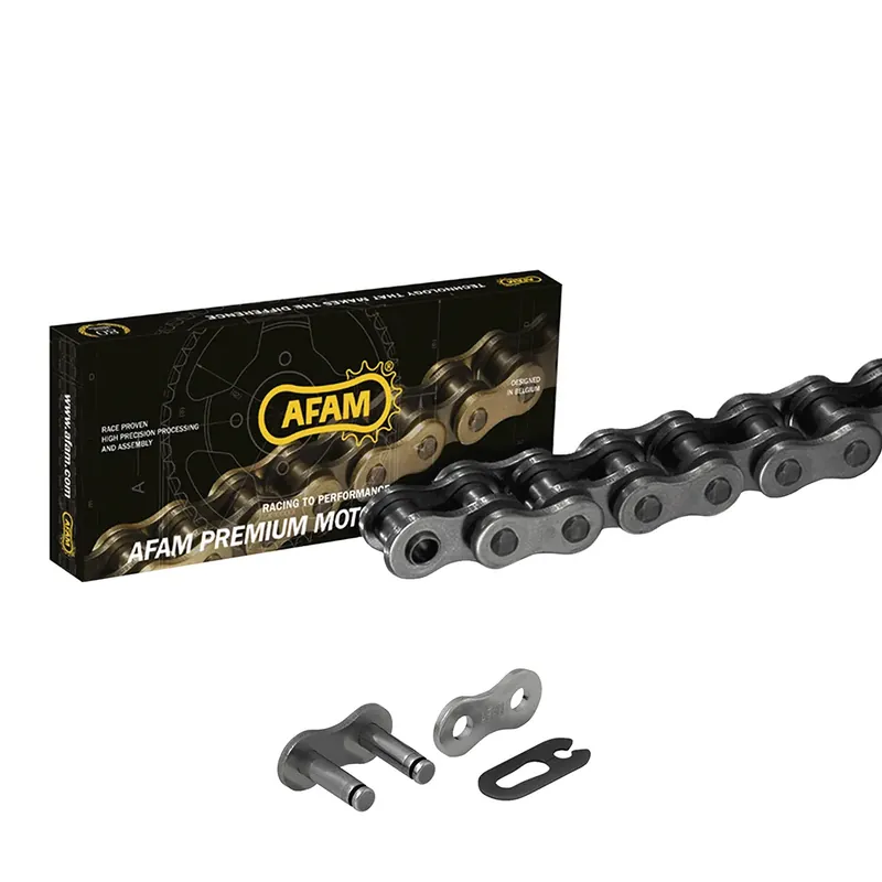 Zertifiziert AFAM Kette 520 M 78 mit Clip-Schloss