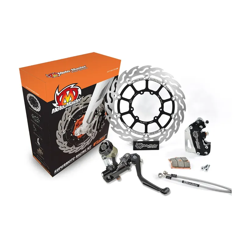 Moto-Master Supermoto Kit 320 Flame Bremsscheibe Bremssattel Bremspumpe Günstig