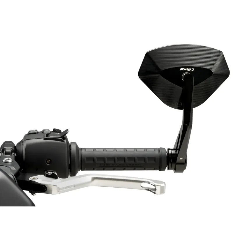 Sonderangebot Puig Lenkerendenspiegel 21618N Aluminium schwarz inkl. Adapter
