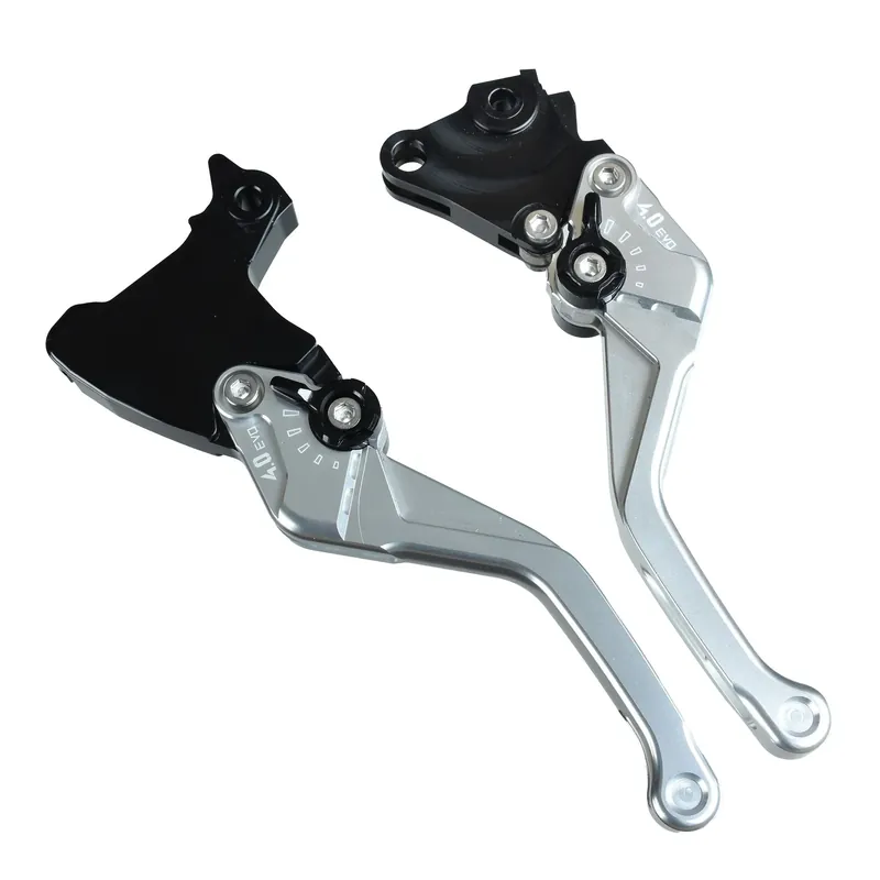 Preis Gesenkt PUIG Bremshebel + Kupplungshebel Set v4 kurz silber (für Triumph Thruxton 1200 ABS DF01 20 )
