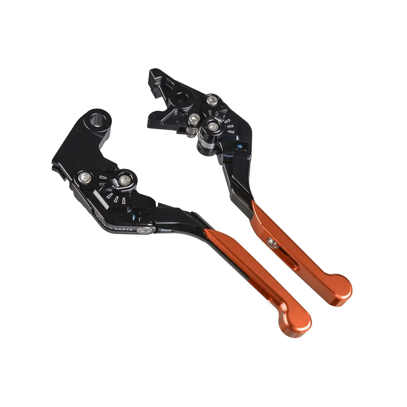 PUIG Bremshebel + Kupplungshebel Set v3 lang orange (für Kawasaki Z 400 ABS ER400D 19-22 ) Heißes Angebot