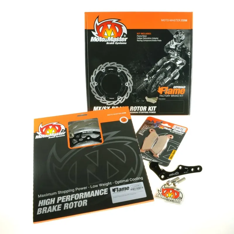 Moto-Master Oversize Kit 270mm Flame Bremsscheibe Adapter Beläge Neuheit