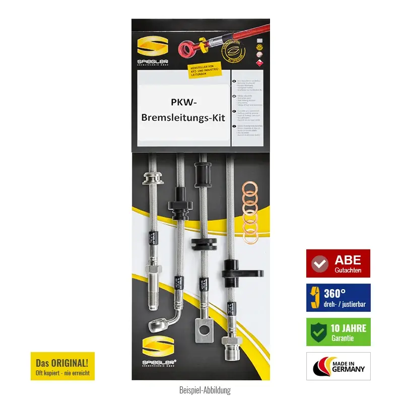 Günstig Stahlflex-Bremsleitung für Lancia Dedra 835 1.8 i.e. 1994-1999