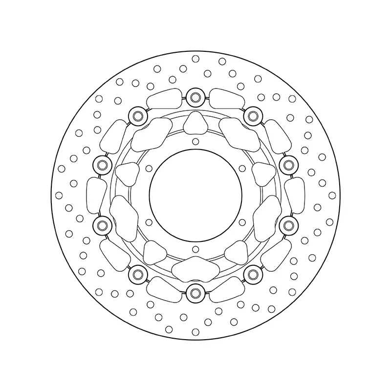 Brembo Bremsscheibe 78B40838 – Serie Oro – (schwimmend) Aktuell