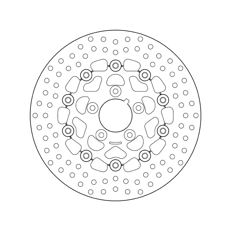 Brembo Bremsscheibe 78B40822 – Serie Oro – (schwimmend) Meistverkauft