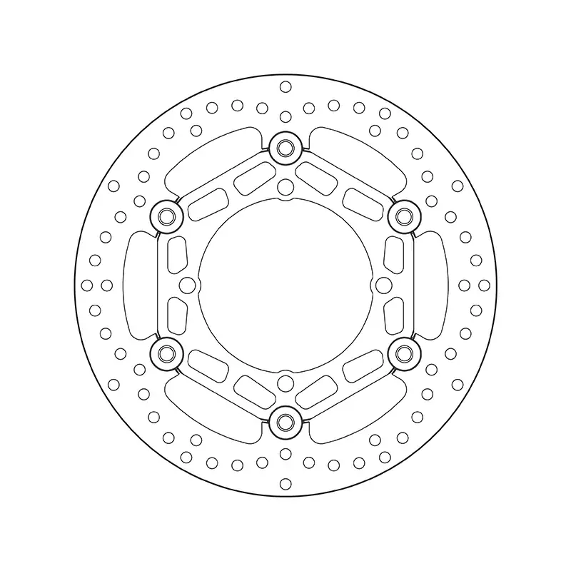 Brembo Bremsscheibe 78B40810 – Serie Oro – (schwimmend) Top-Angebot