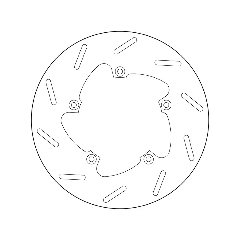 Zertifiziert Brembo Bremsscheibe 68B40739 – Serie Oro – (starr)