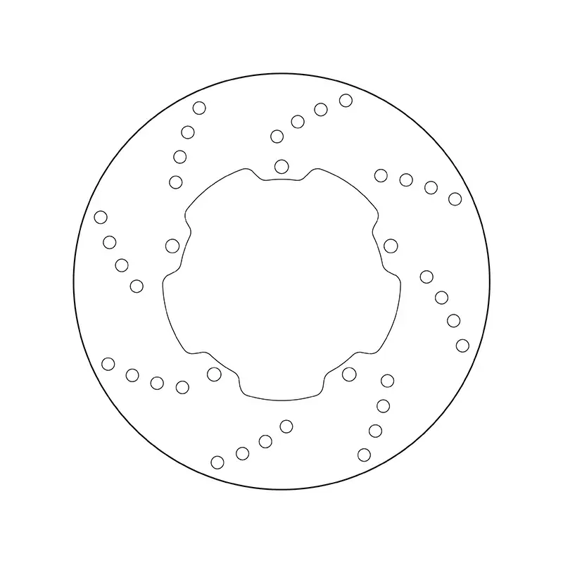 Letzte Chance Brembo Bremsscheibe 68B40723 – Serie Oro – (starr)