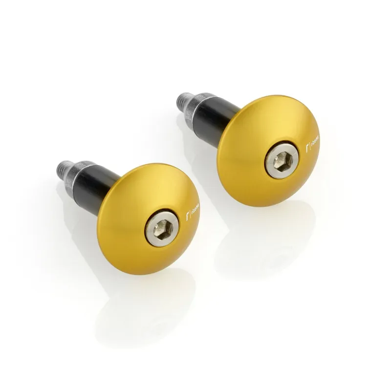Billig Rizoma MA531 Flat Cap Bar Ends gold