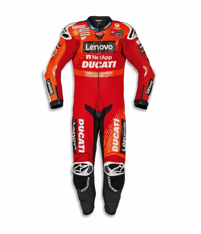 Günstig DUCATI orig. LEDERKOMBI GP TEAM 25 PERFORIERT