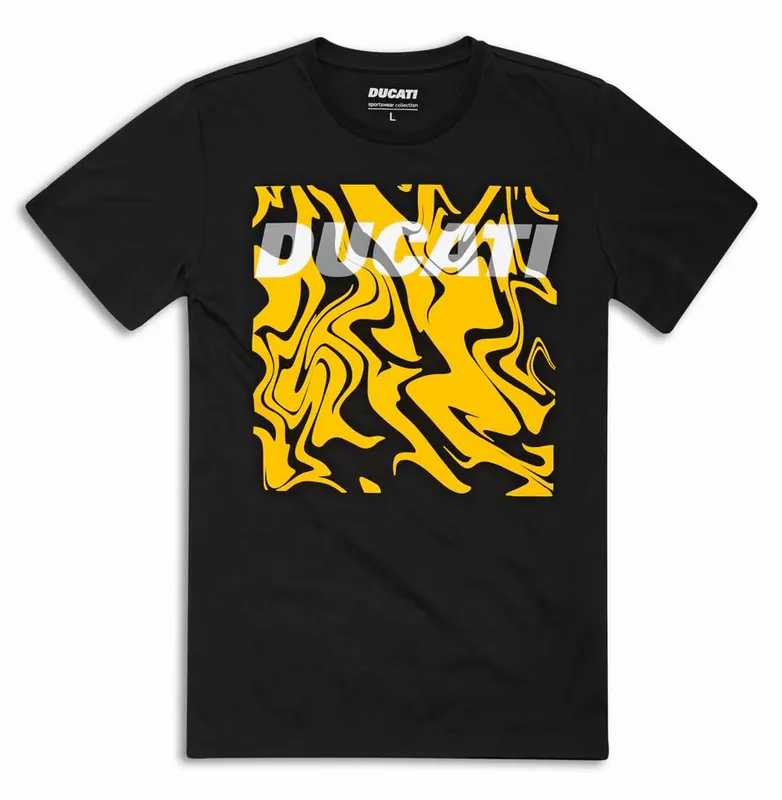 DUCATI T-SHIRT ART GELB Markenprodukt