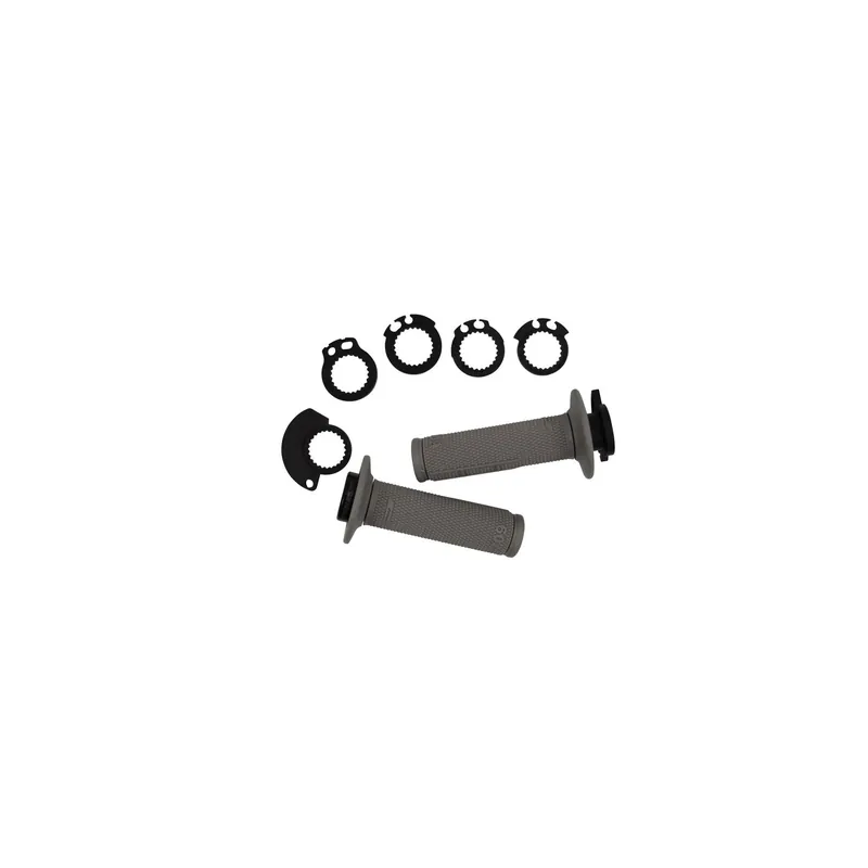Schnäppchen Lock On Griffe Griffgummis Schraubgriffe MX Enduro Progrip 709 SCS Grau Motocross 2T 4T