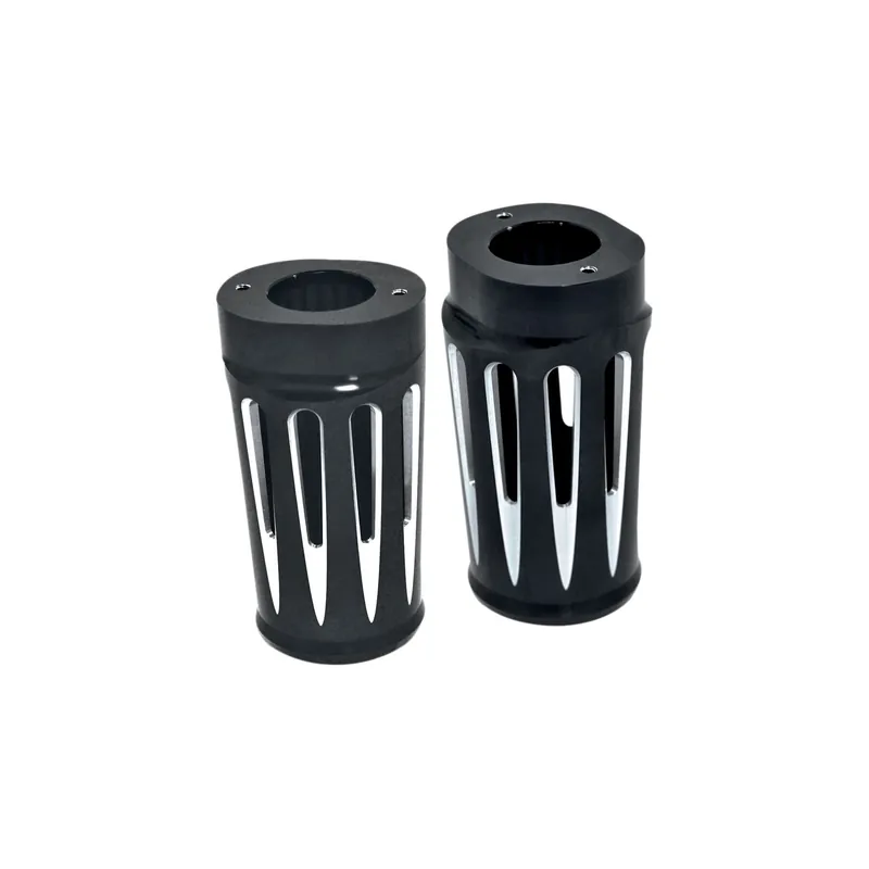 Faltenbalgabdeckung D-CUT FLST schwarz Abverkauf