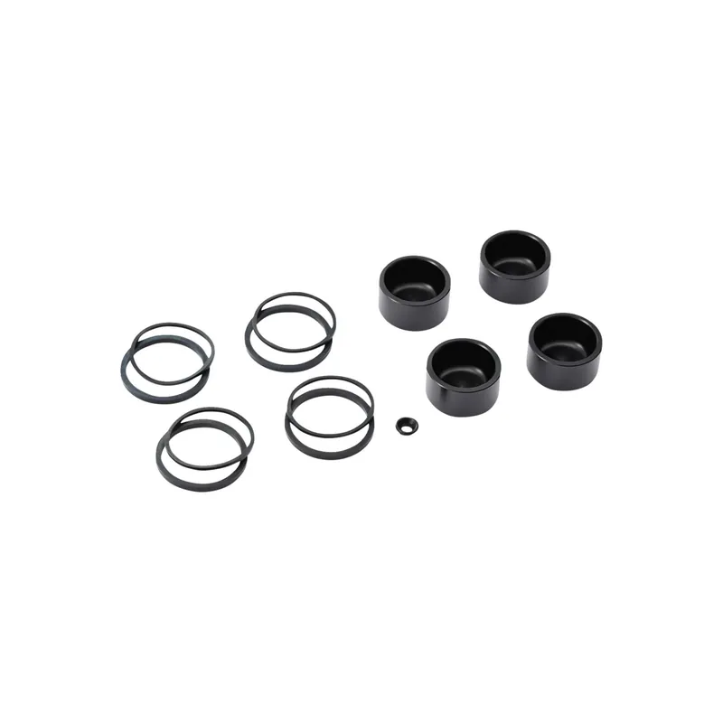 Begrenztes Angebot Drag Specialties Dichtringsatz für Bremssattel/-kolben Schwarz vorn vorn f. vorn