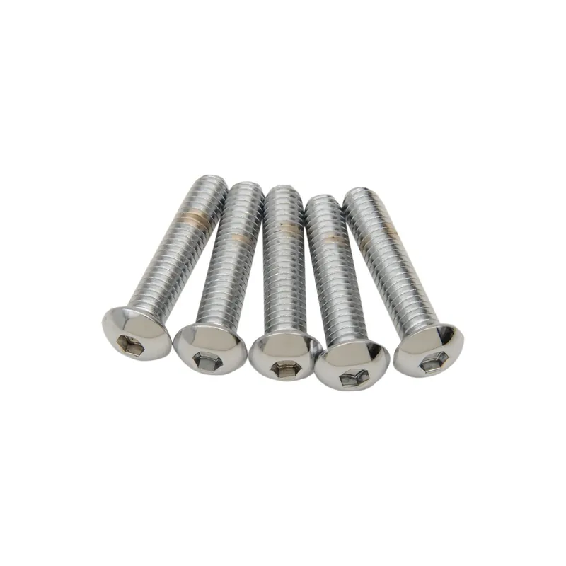 Begrenztes Angebot Drag Specialties Ersatz-Innensechskant-Schrauben Chrom Diameter - Thread B827
