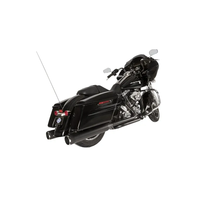 Markenprodukt S&S El Dorado Dual Auspuff f. Harley Touring 09-16 schwarz