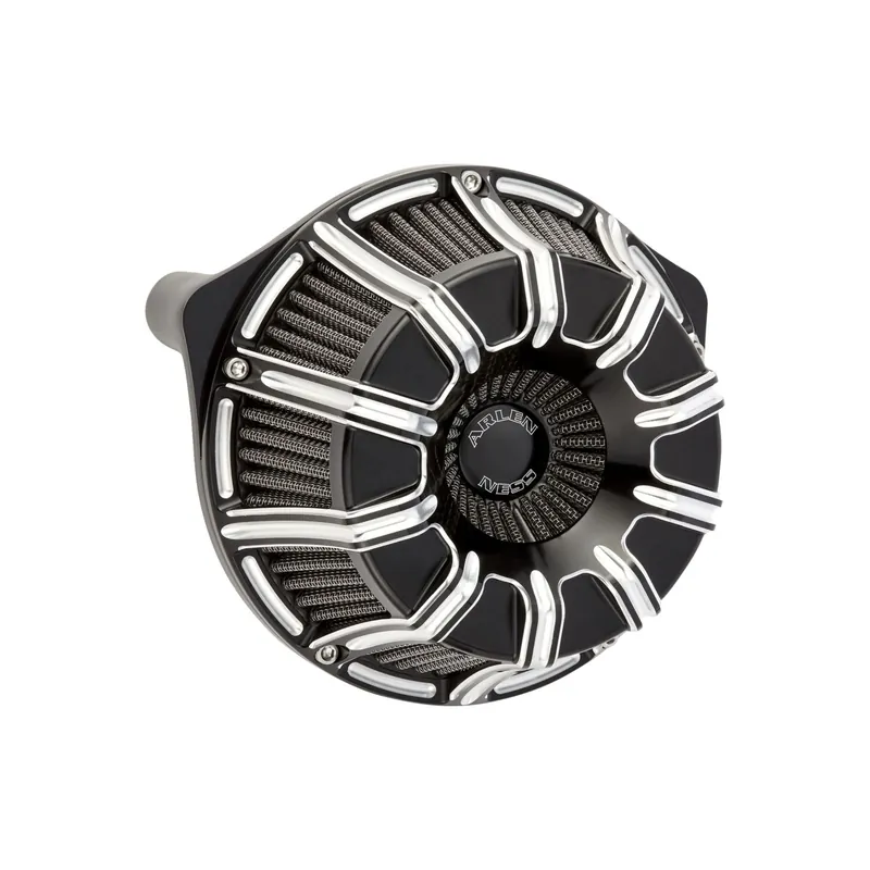 Neu Arlen Ness Luftfilter Kit Inverted 10 Gauge schw.gefr. f. Harley Touring 24–25