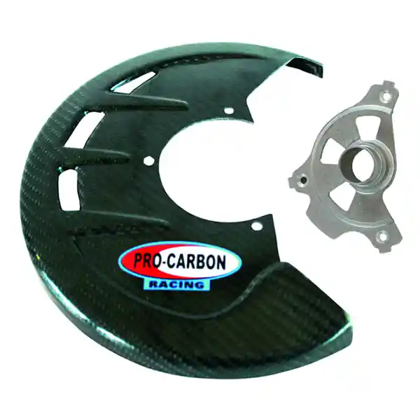 ...alt... Carbon Bremsscheibenschutz vorne alle KTM 04-15 Neue Ware