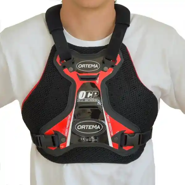 Ortema Brustpanzer OCP 3.0 Chest Protector - Größe L-XL rot Nur Für Kurze Zeit