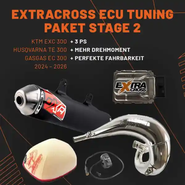 Letzte Chance Extracross Stage 2 ECU Tuning TBI KTM EXC 250/300, Husqvarna TE 250/300, GasGas EC 250/300 2024-2026