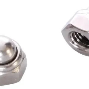 2 x Hutmutter M6 Edelstahl DIN 986 V2A selbstsichernd Mofa Moped Preisreduziert
