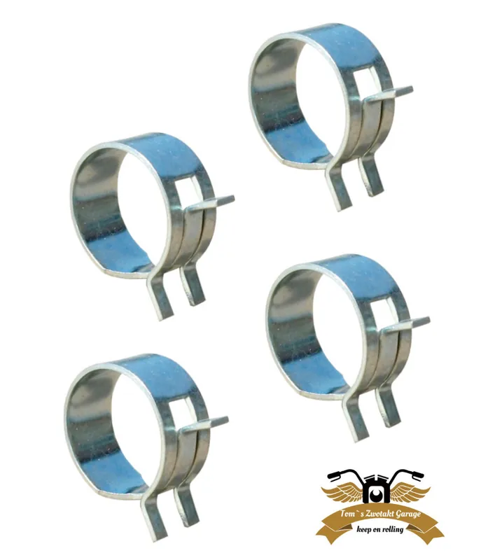 4 x 6mm Federschelle 5,8-6,5mm Schlauchschelle Federband hochfest Bestpreis