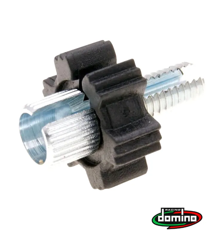 Einstellschraube Domino M6 x 26mm Rändelschraube Bowdenzug Stellschraube Mofa Moped Aktuell