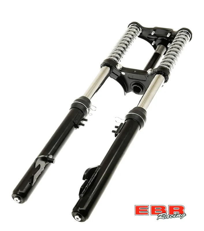 Sichere Zahlung Teleskopgabel Gabel Telegabel chrom / schwarz Piaggio Ciao -EBR-