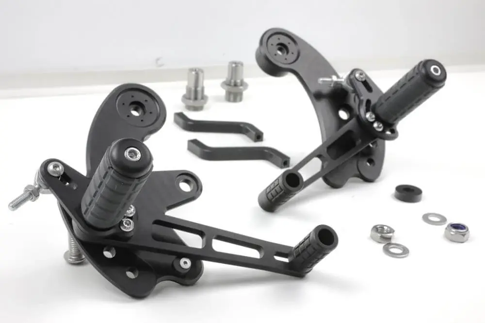 SE Fußrasten-Komplettanlage für BMW R65 R80 R100 Monolever Sonderangebot